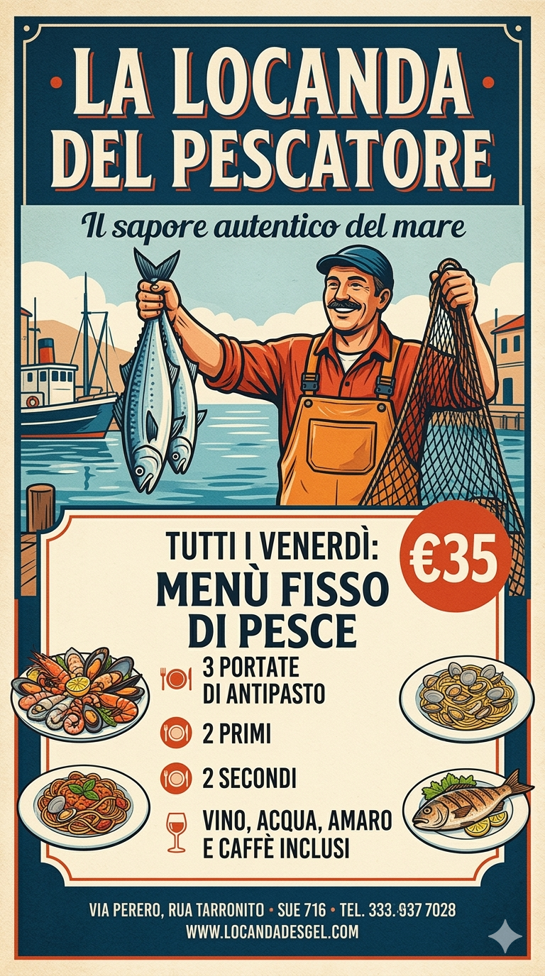 35 euro per il pesce del venerdì: chi è il vero pirla?