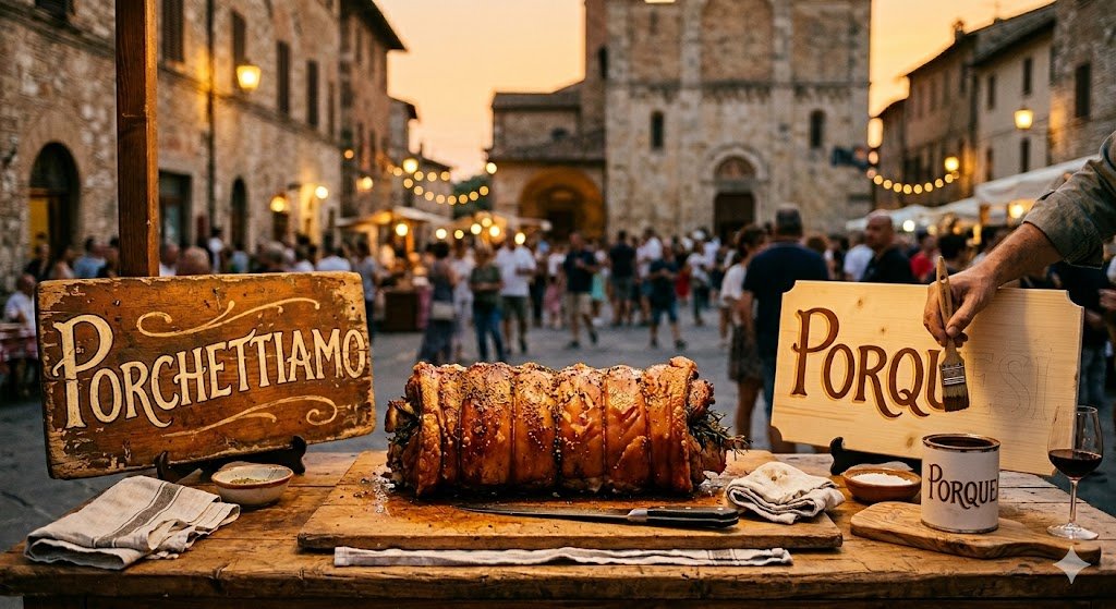 "Porchettiamo va a Todi. Il Comune risponde con Porquesì. Coincidenza?"